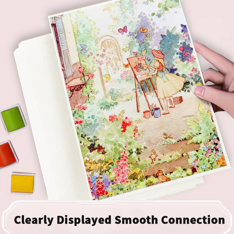 A4 Watercolor Paper 50 Sheets  - Cardstock Paper Pack reseña y precio
