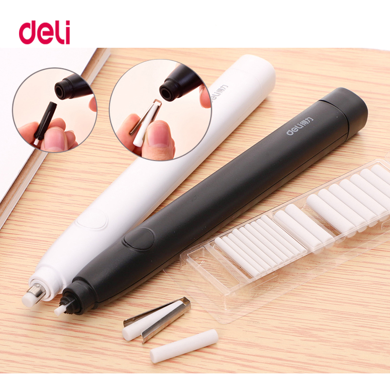 Deli Electric Eraser Pencil Dr - Rubber Eraser Kneaded reseña y precio