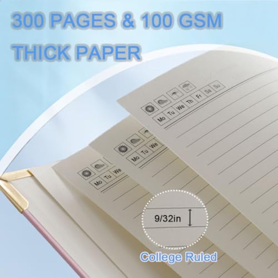 Hardcover Spiral Five Subject  - Journal Leather Hardcover reseña y precio