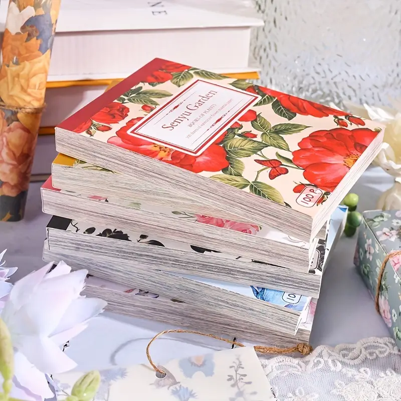 100pcs Vintage Colorful Rose F - Cardstock Paper Pack reseña y precio