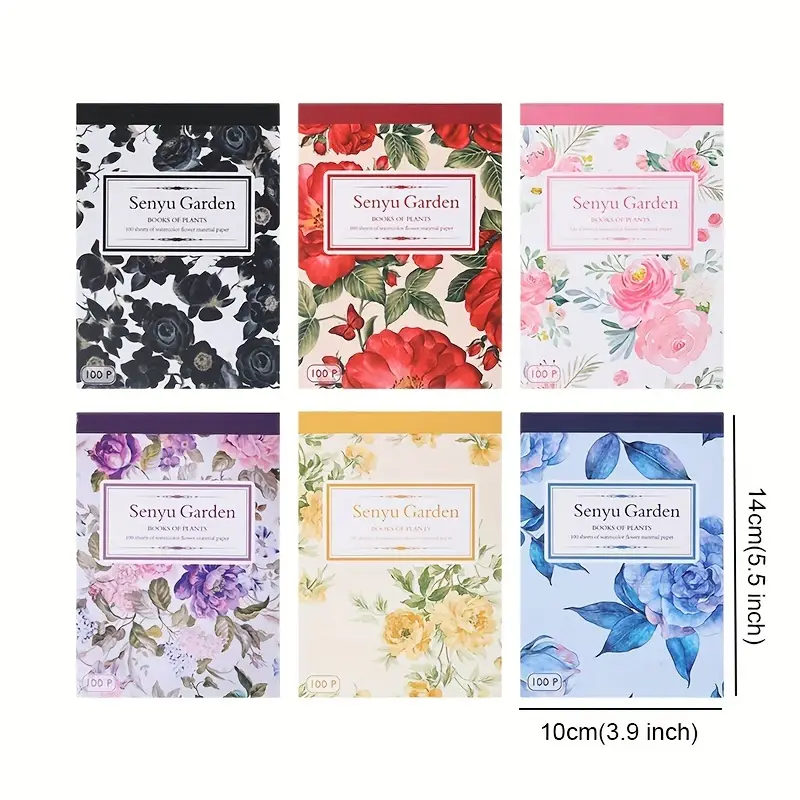 100pcs Vintage Colorful Rose F - Cardstock Paper Pack reseña y precio
