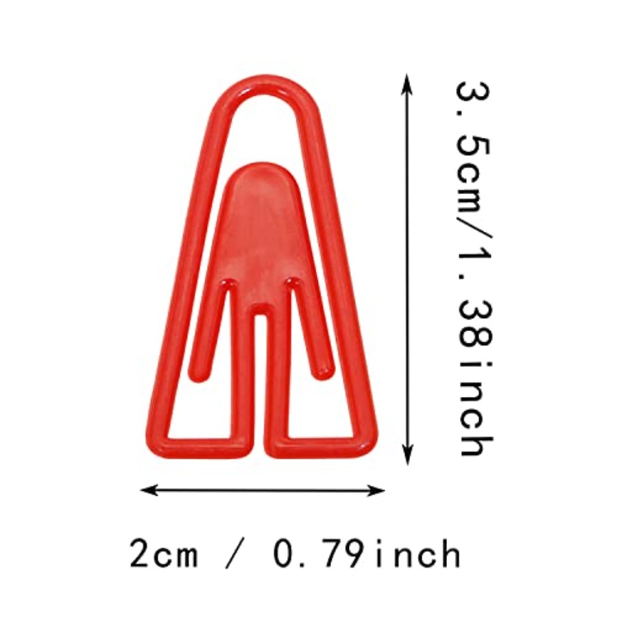 50PCS Plastic Paper Clips Book - Binding Comb Plastic reseña y precio