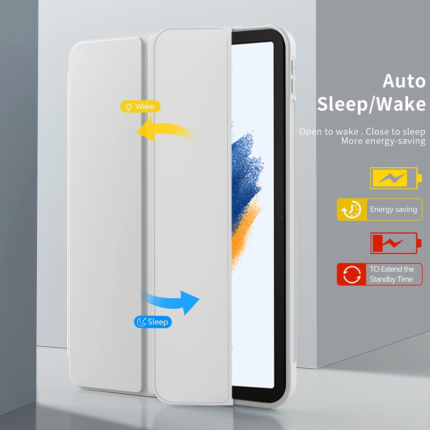 Tri-fold Flip Case For Samsung - Sticky Note Cube reseña y precio