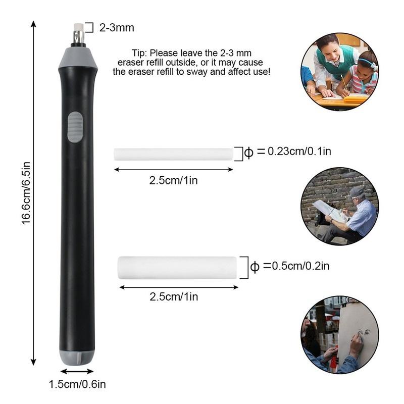 1Pc Electric Eraser Pencil Dra - Rubber Eraser Kneaded reseña y precio