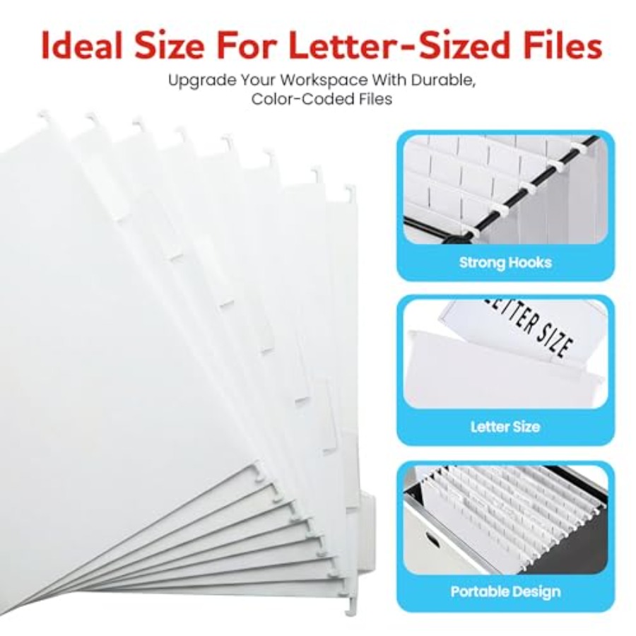Hanging File Folders 8 Pack, L - File Folder Hanging reseña y precio