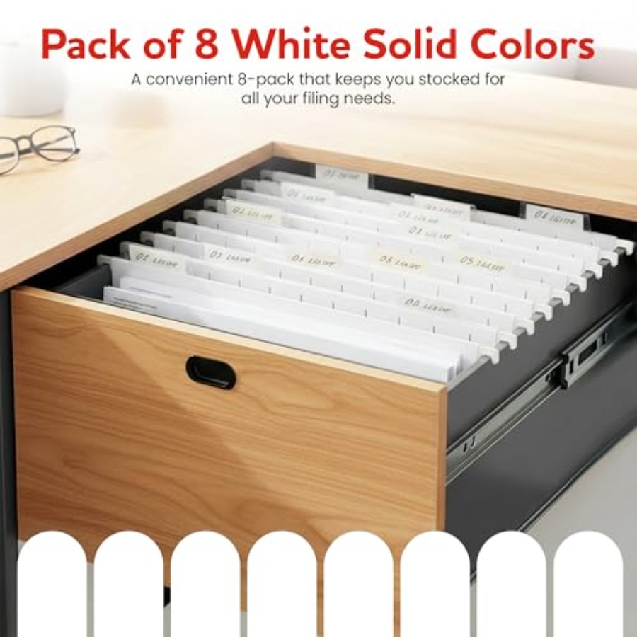 Hanging File Folders 8 Pack, L - File Folder Hanging reseña y precio