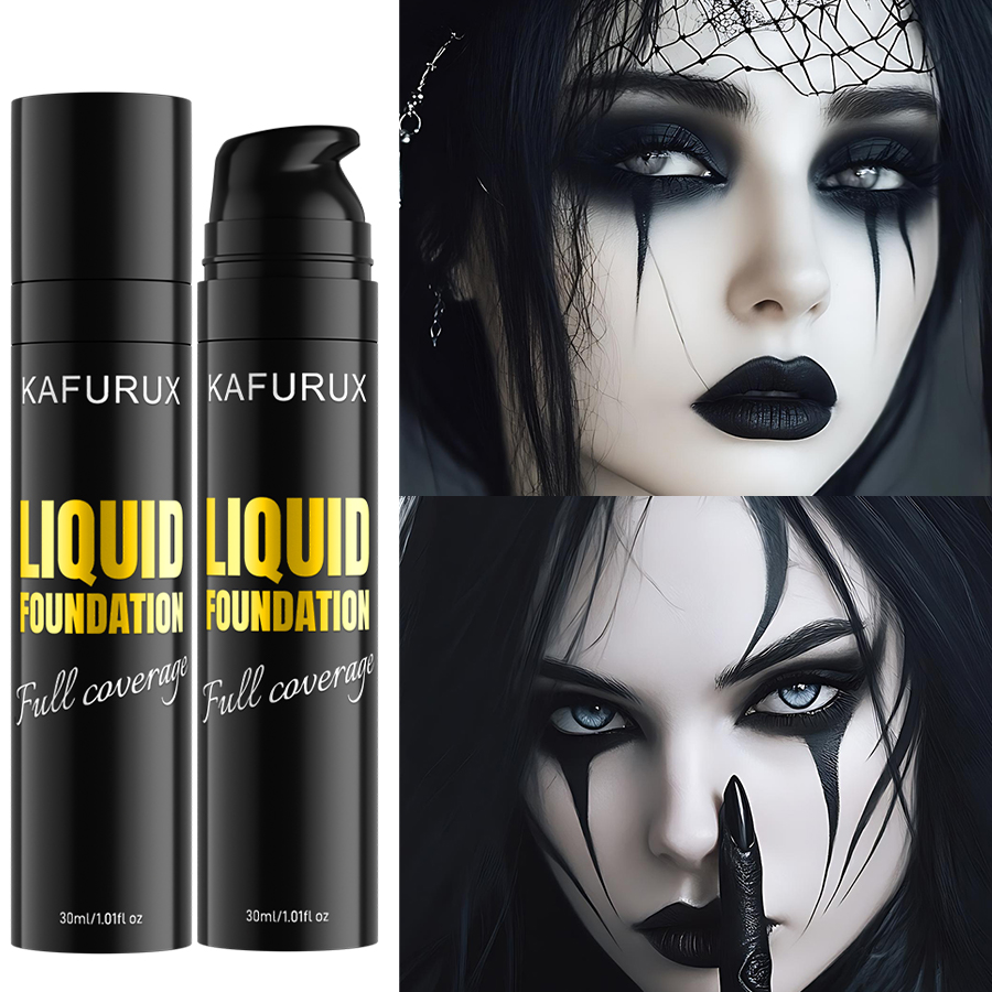 1PC Pure White Liquid Foundati - Correction Fluid White reseña y precio