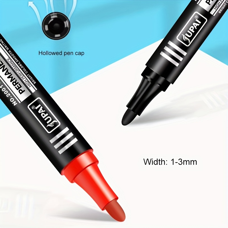 3 Colors Permanent Marker Pens - Ideal Stationery & Office Supply reseña y precio