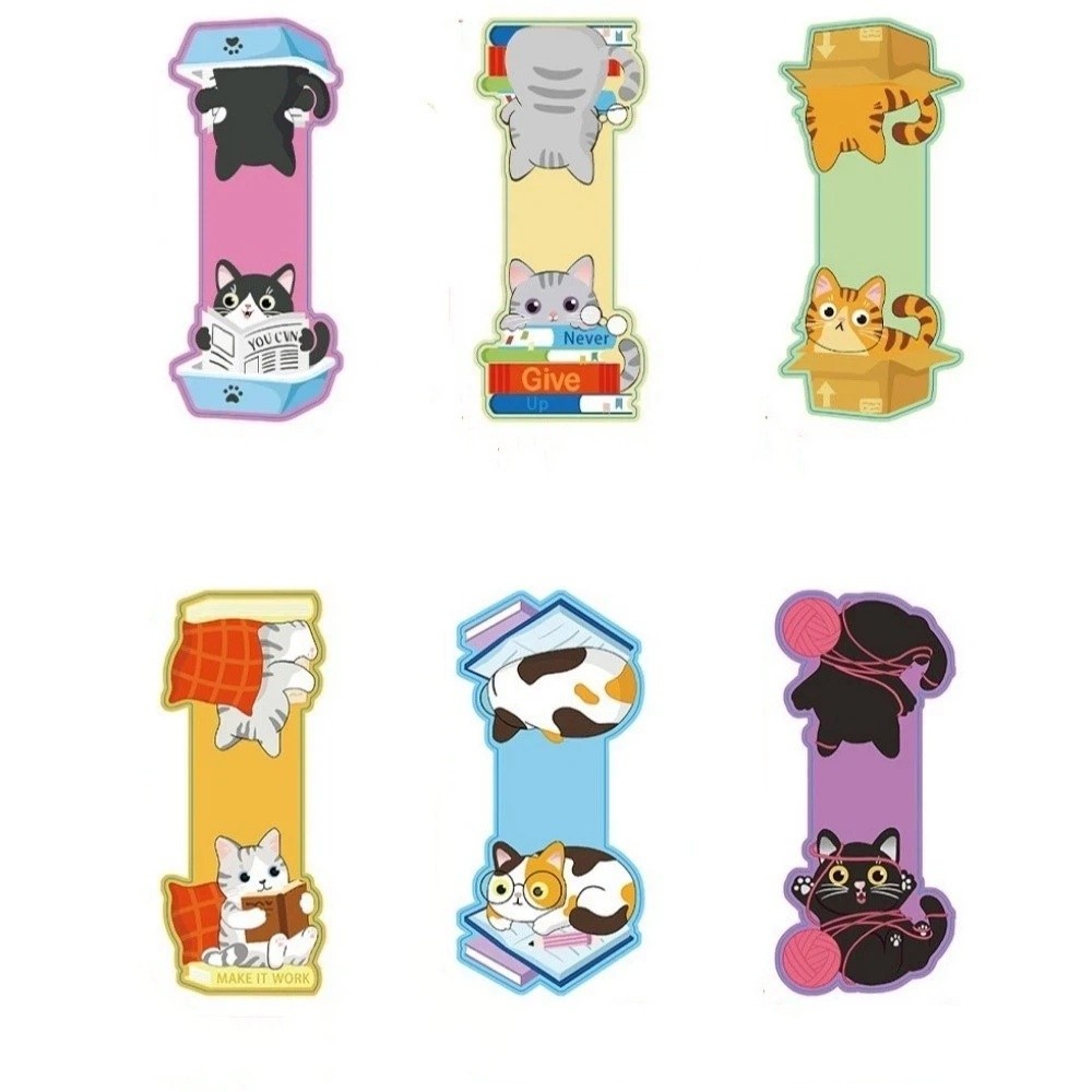 5/6/10pcs Gifts Kitten Shape C - Bookmark Magnetic Clip reseña y precio
