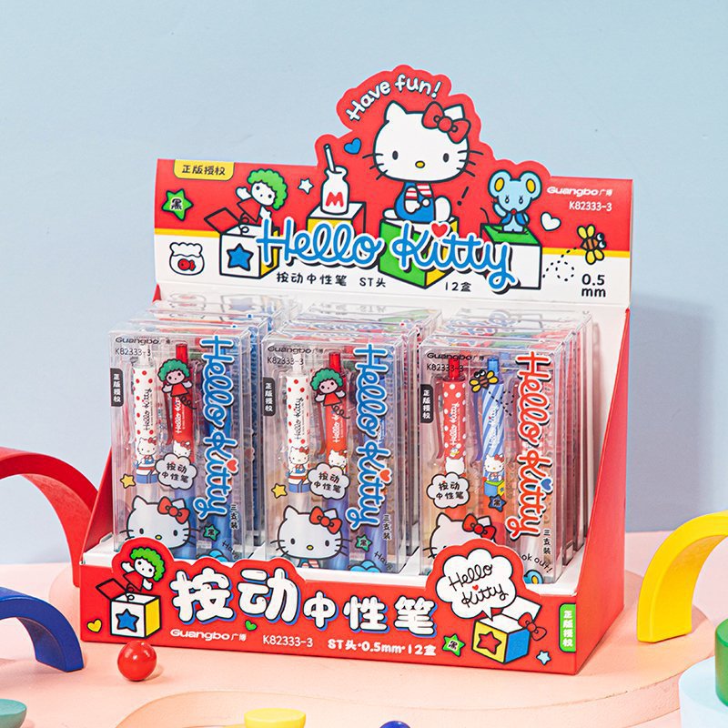 3Pcs Authorized Cartoon Kitty  - Stationery Warehouse reseña y precio
