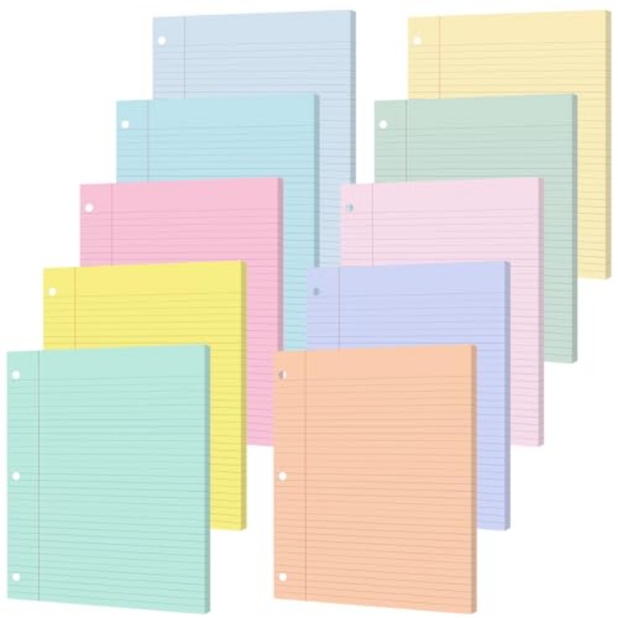 gisgfim 100 Sheets Loose Leaf  - Paper Punch 3 Hole reseña y precio