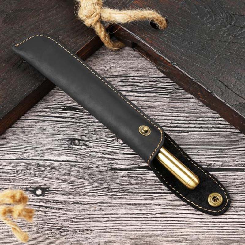 1pc Pen Bag Leather Packaging  - Office Stationery Supply Business reseña y precio