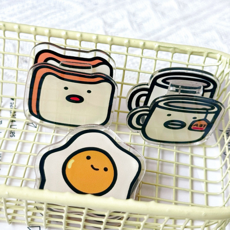 1pc Cute Toast Fried Egg Tea C - Stationery Warehouse reseña y precio