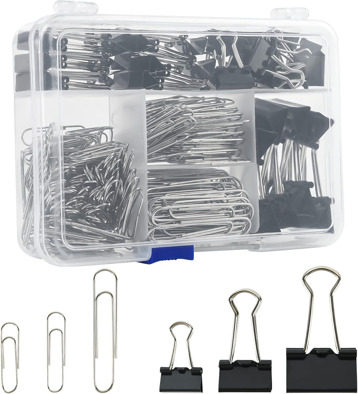 340pcs Binder Clips & Paper Cl - Binder Clip Assorted reseña y precio