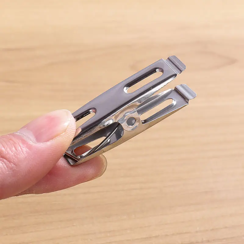 20pcs Stainless Steel Flat Mou - Binder Clip Assorted reseña y precio