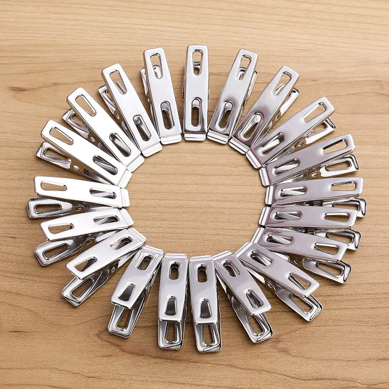 20pcs Stainless Steel Flat Mou - Binder Clip Assorted reseña y precio