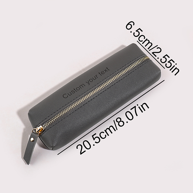 Large Capacity Custom Text Pen - Pencil Case Large reseña y precio
