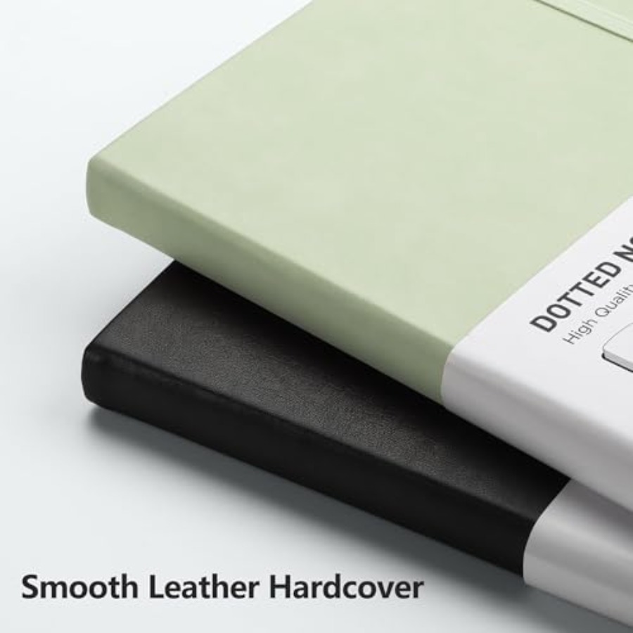 Dotted Journal Notebook, 320 N - Journal Leather Hardcover reseña y precio