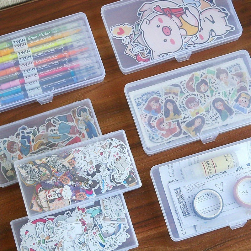 Clear Plastic Storage Box-Port - Ideal Stationery & Office Supply reseña y precio