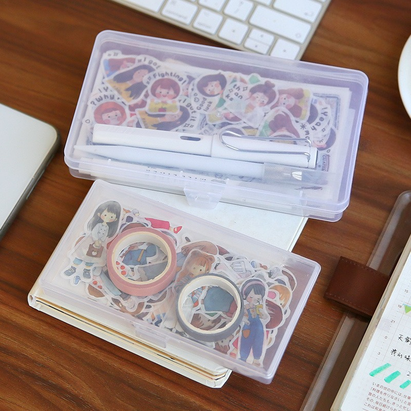 Clear Plastic Storage Box-Port - Ideal Stationery & Office Supply reseña y precio
