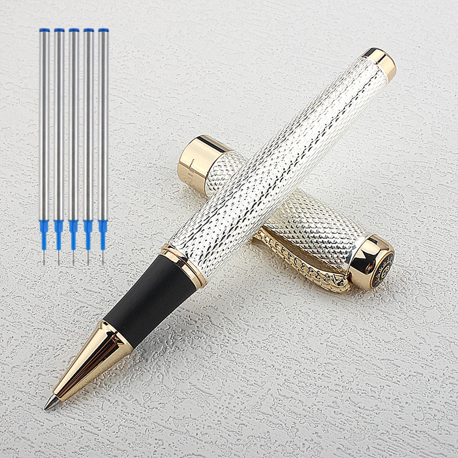 Jinhao 1200 Gold/Silver Metal  - Office Stationery Supply Business reseña y precio