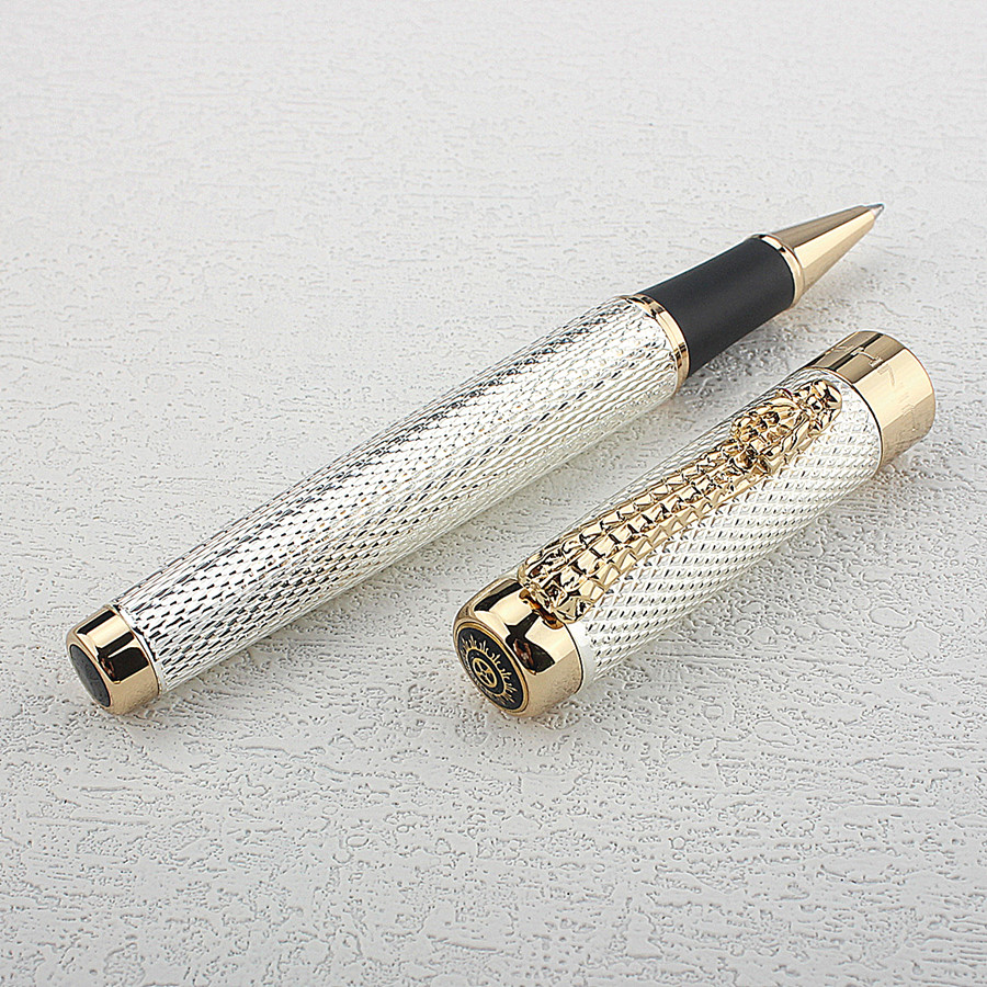 Jinhao 1200 Gold/Silver Metal  - Office Stationery Supply Business reseña y precio