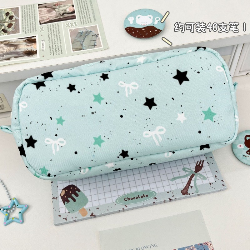 Ins Style Mint Star Mini Squar - Pencil Case Large reseña y precio