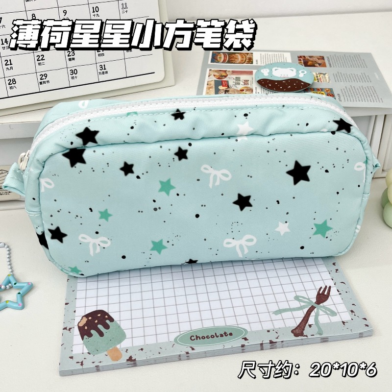 Ins Style Mint Star Mini Squar - Pencil Case Large reseña y precio