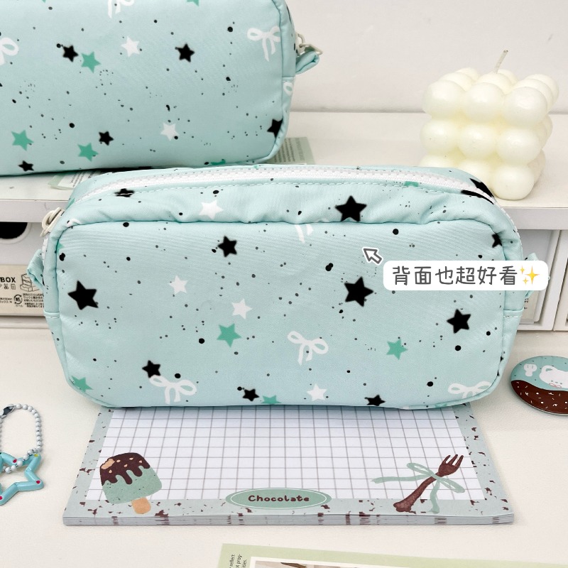 Ins Style Mint Star Mini Squar - Pencil Case Large reseña y precio