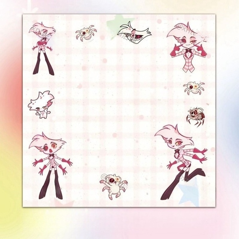 4Pcs Hazbin Hotel Zestial & Al - Stationery Warehouse reseña y precio