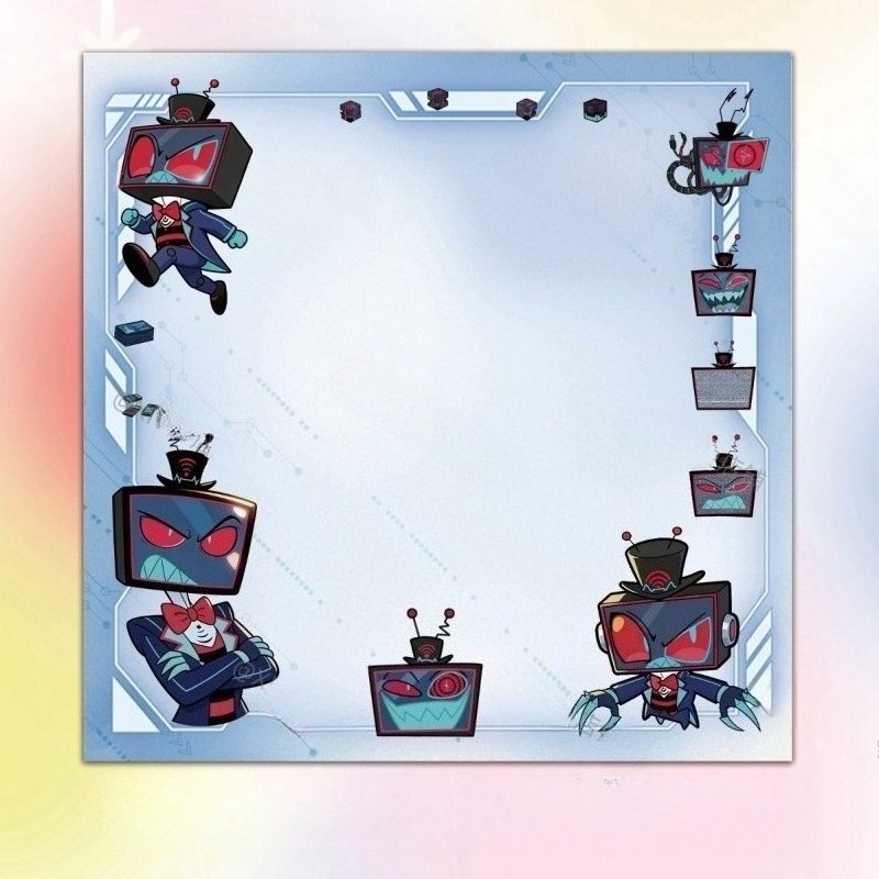 4Pcs Hazbin Hotel Zestial & Al - Stationery Warehouse reseña y precio