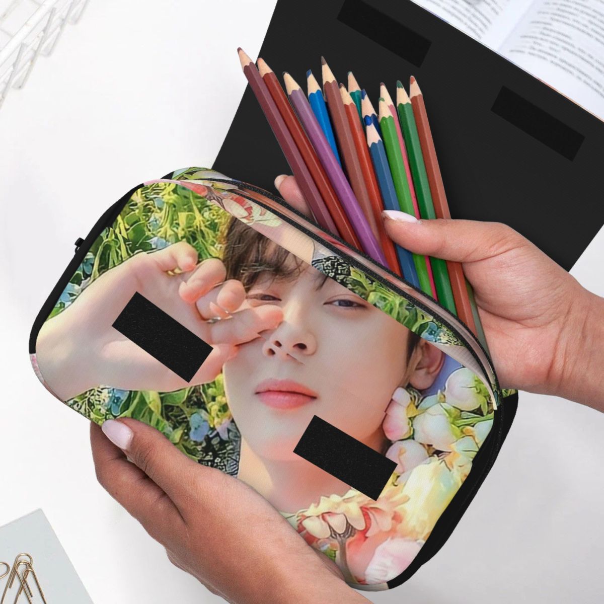 Cha EunWoo Kpop Astro Pencil C - Stationery And Office Supply Chain reseña y precio