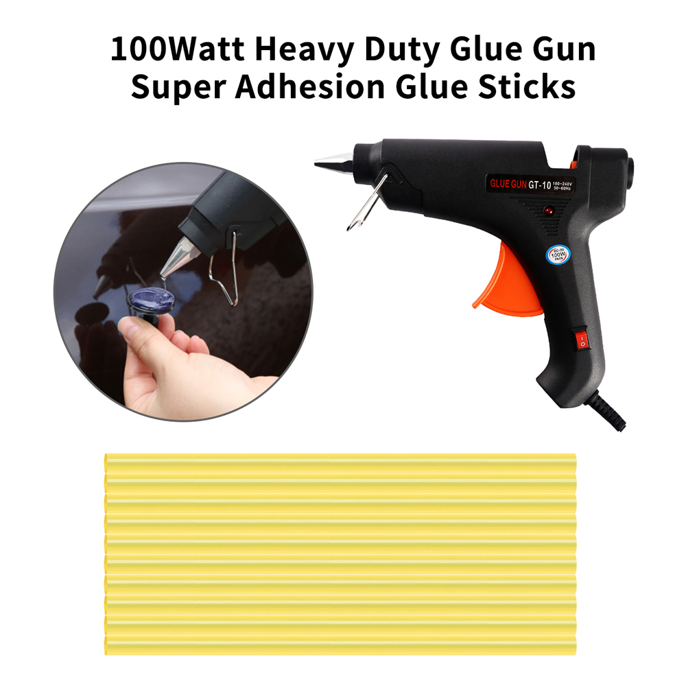 100W Hot Melt Glue Gun 100-240 - Glue Stick Pack reseña y precio