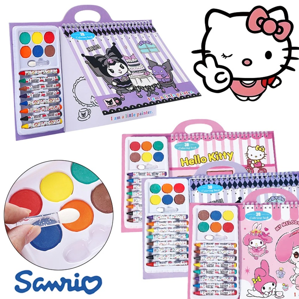 new 2026 Anime Sanrio Crayon D - Stationery Supply reseña y precio