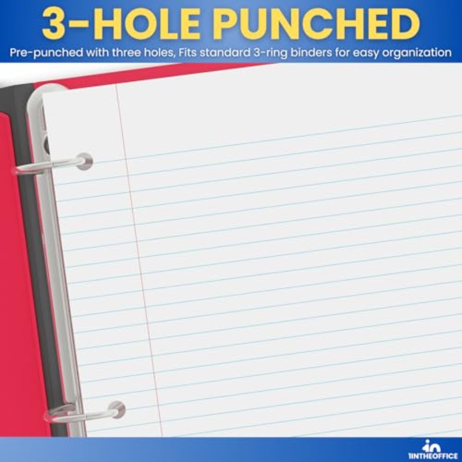 Loose Leaf Paper College Ruled - Paper Punch 3 Hole reseña y precio