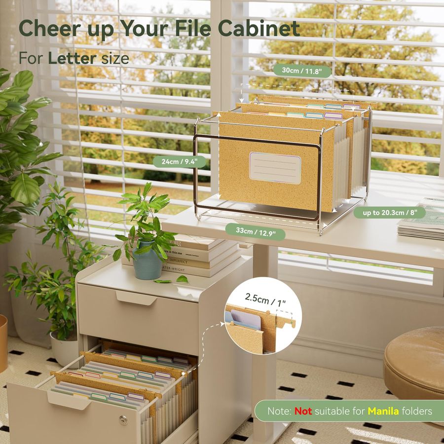 Straw Expanding Hanging File F - File Folder Hanging reseña y precio