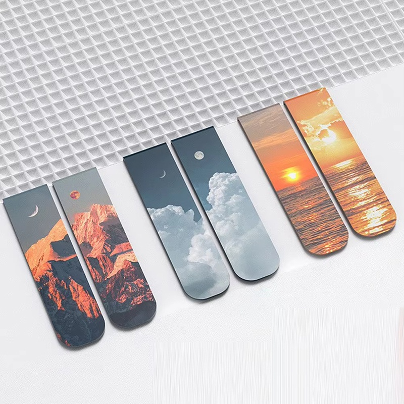 2Pcs/Set Bookmarks Beautiful N - Paperclip Magnetic Set reseña y precio