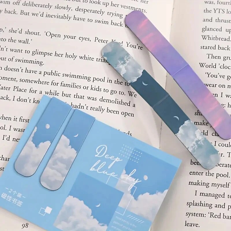 2Pcs/Set Bookmarks Beautiful N - Paperclip Magnetic Set reseña y precio
