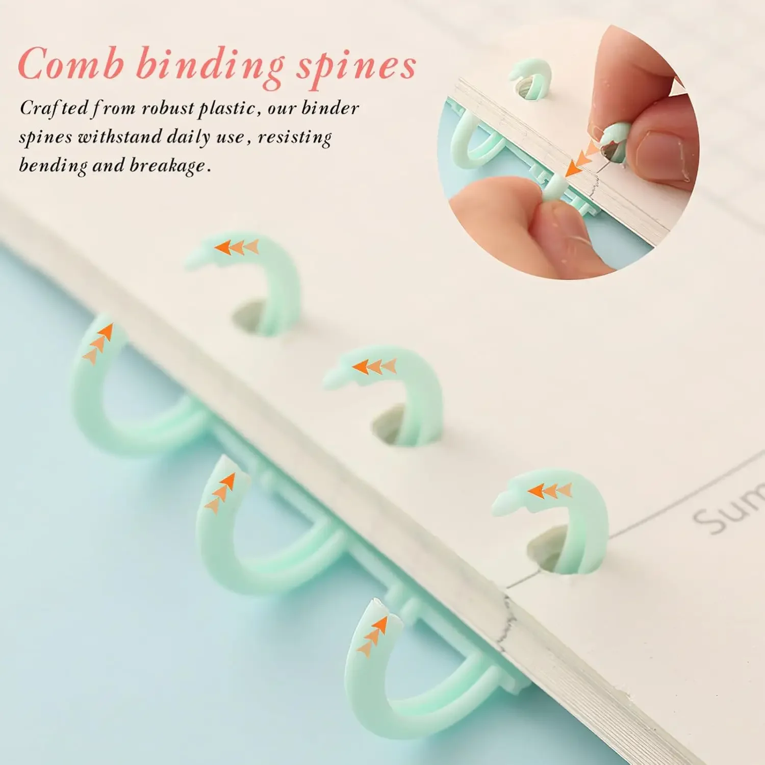 5-10PCS Comb Binding Spines Pl - Binding Comb Plastic reseña y precio