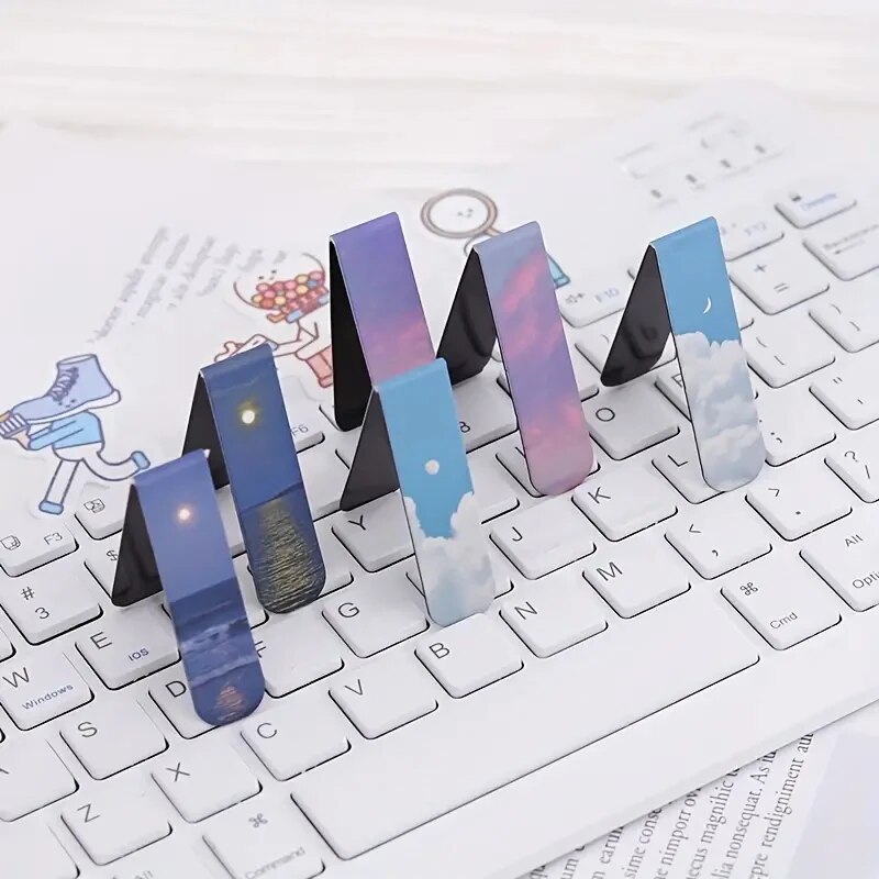 2Pcs/Set Fantasy Clouds Bookma - Paperclip Magnetic Set reseña y precio
