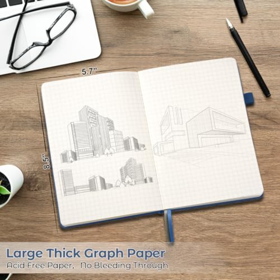 Paper Notebook, 5 Pack Hardcov - Journal Leather Hardcover reseña y precio