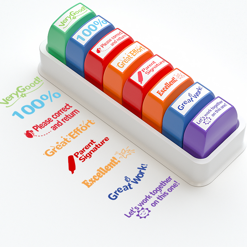8 Teacher stamps Classroom Tea - Self Inking Stamp reseña y precio
