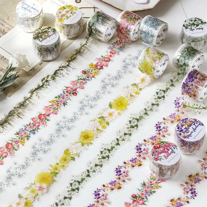 Floral Aesthetic Washi Tape Se - Ideal Stationery & Office Supply reseña y precio