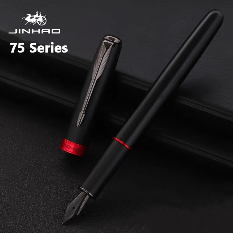 Jinhao 75 Metal Fountain Pen B - Office Stationery Supply Business reseña y precio