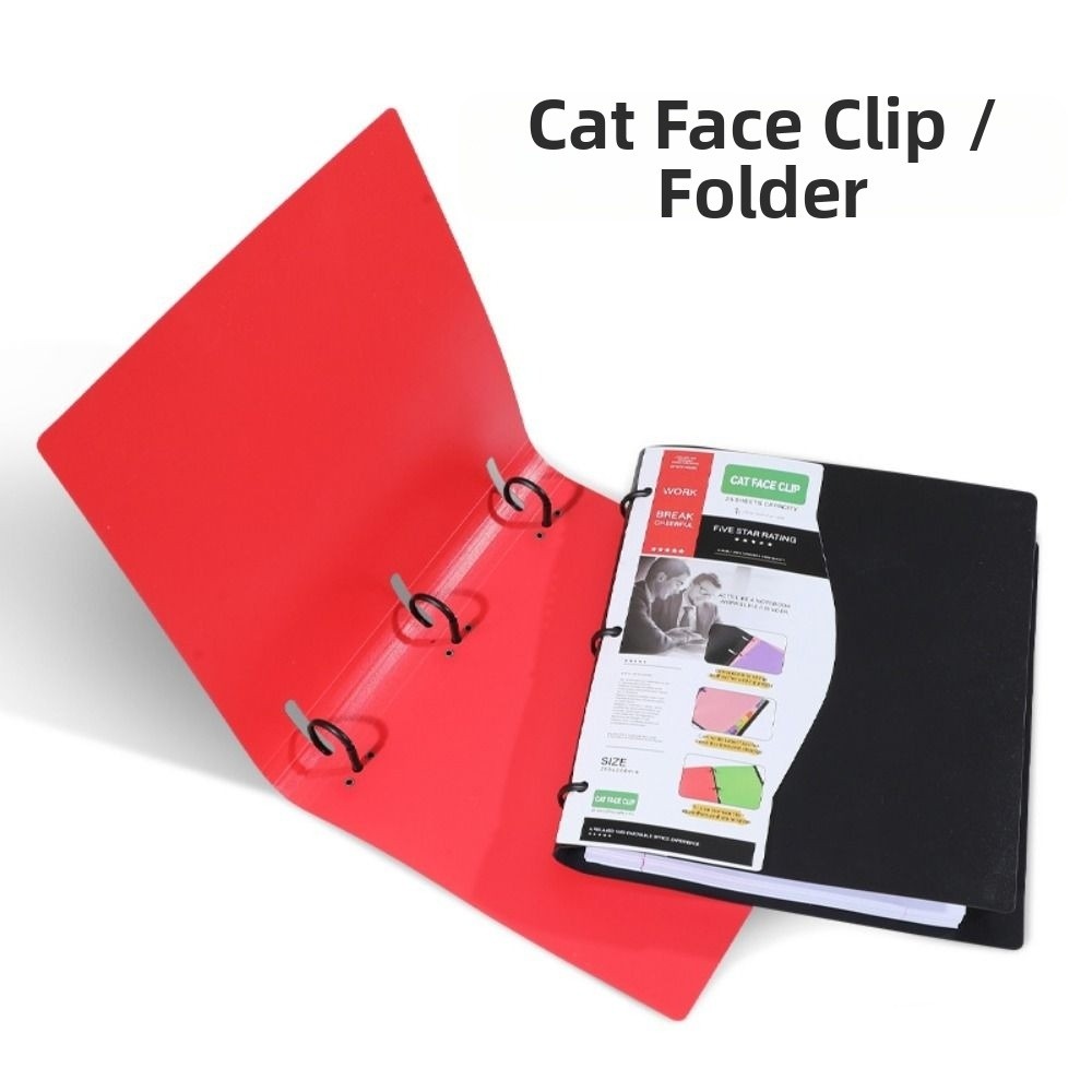 3 Ring Loose-leaf File Folder  - Paper Punch 3 Hole reseña y precio