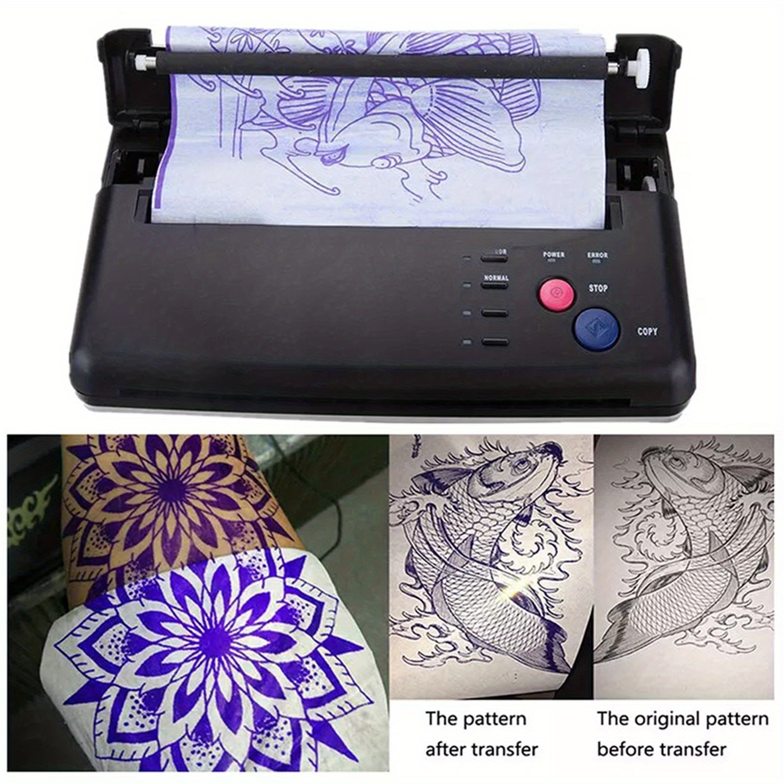 100PCS Professional Tattoo Tra - Carbon Copy Book reseña y precio