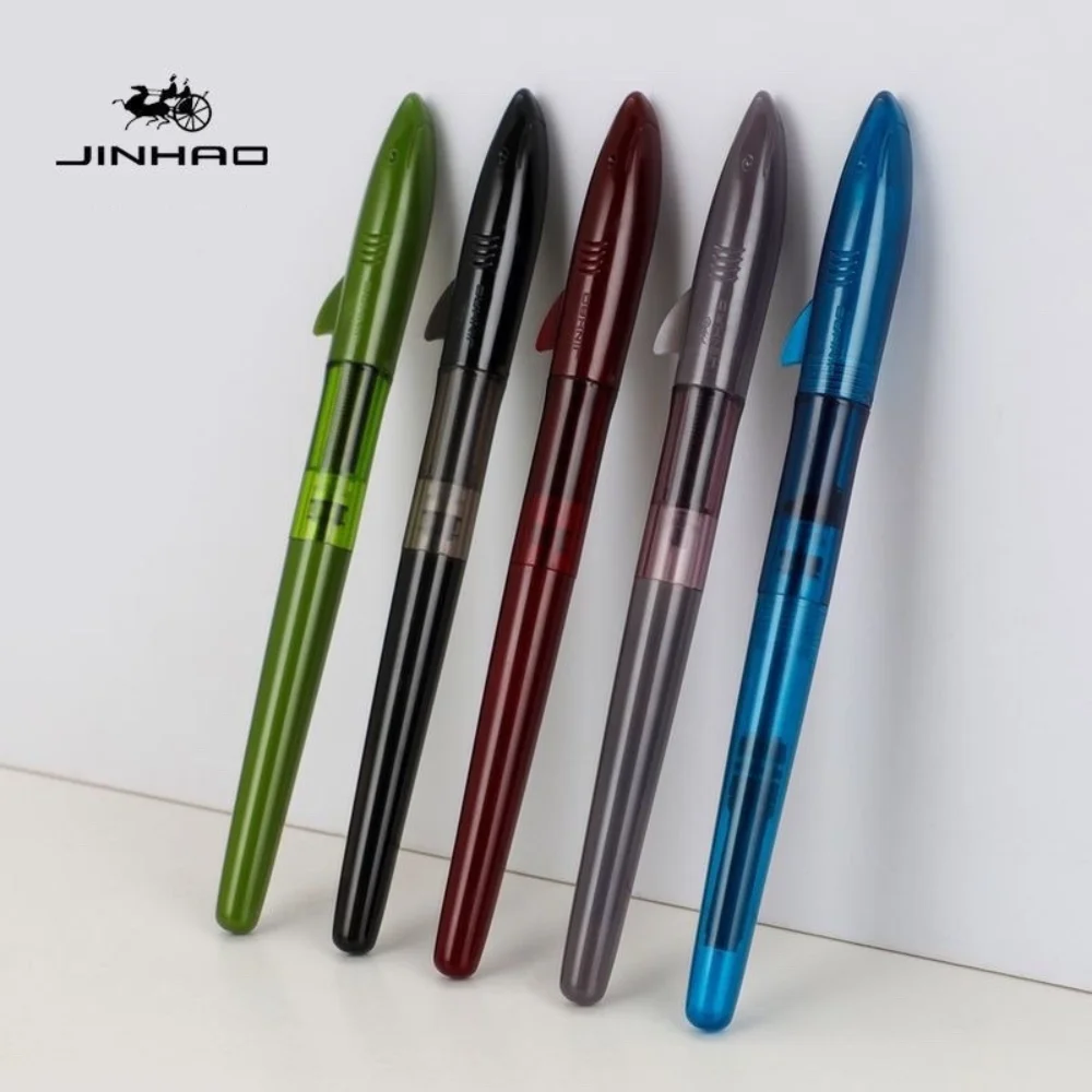 Jinhao Cute Shark Fountain Pen - Office Stationery Supply Business reseña y precio