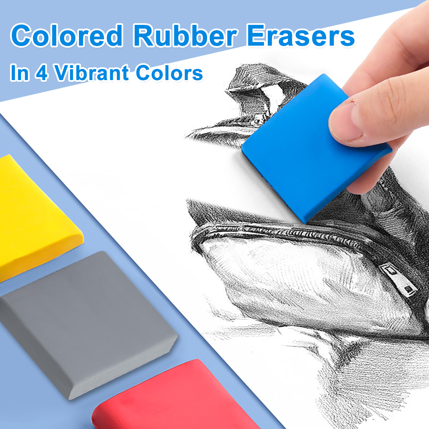 Kneaded Rubber Erasers, Colore - Rubber Eraser Kneaded reseña y precio
