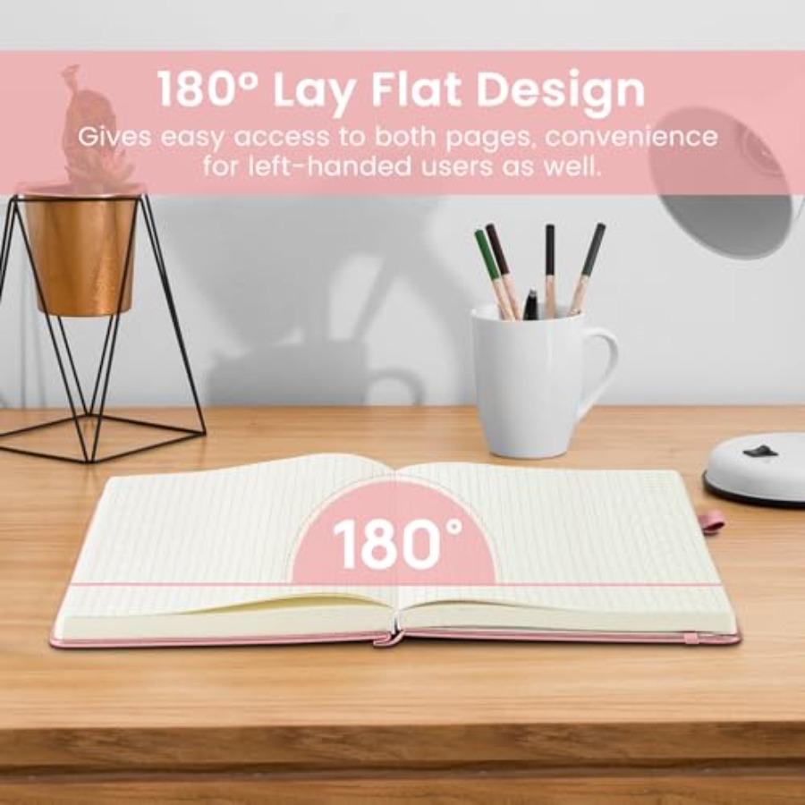 A5 Graph Journal Notebook for  - Journal Leather Hardcover reseña y precio