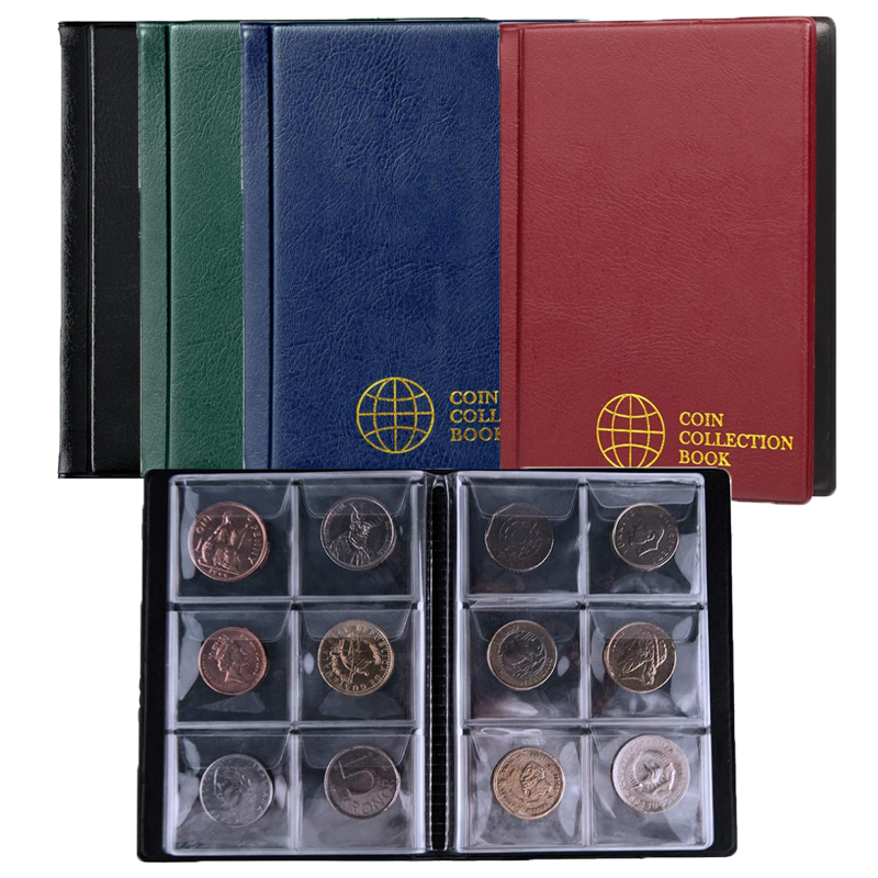 60Pocket Coin Collection Album - Binding Comb Plastic reseña y precio